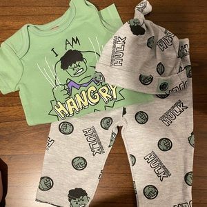 Hulk marvel set. New worn.